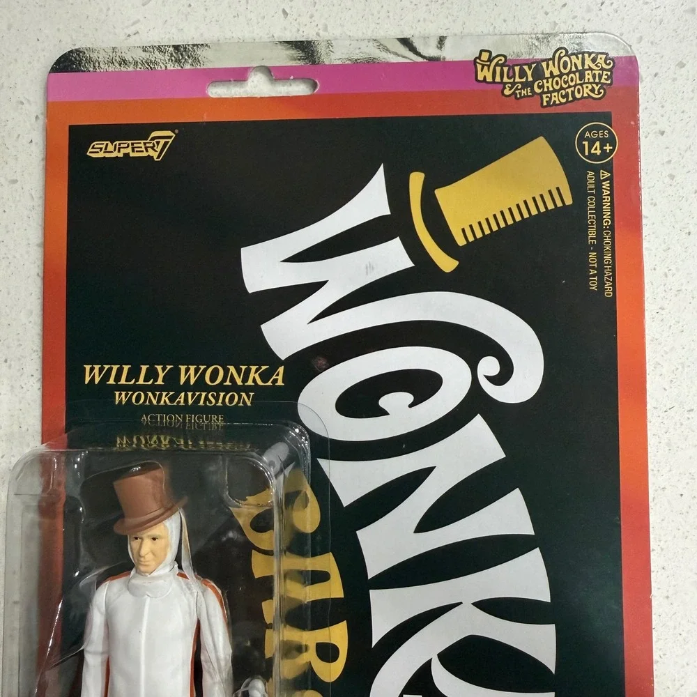 Super7 Willy Wonka Wonkavision ReAction Figure‎ Action Figure New NIB